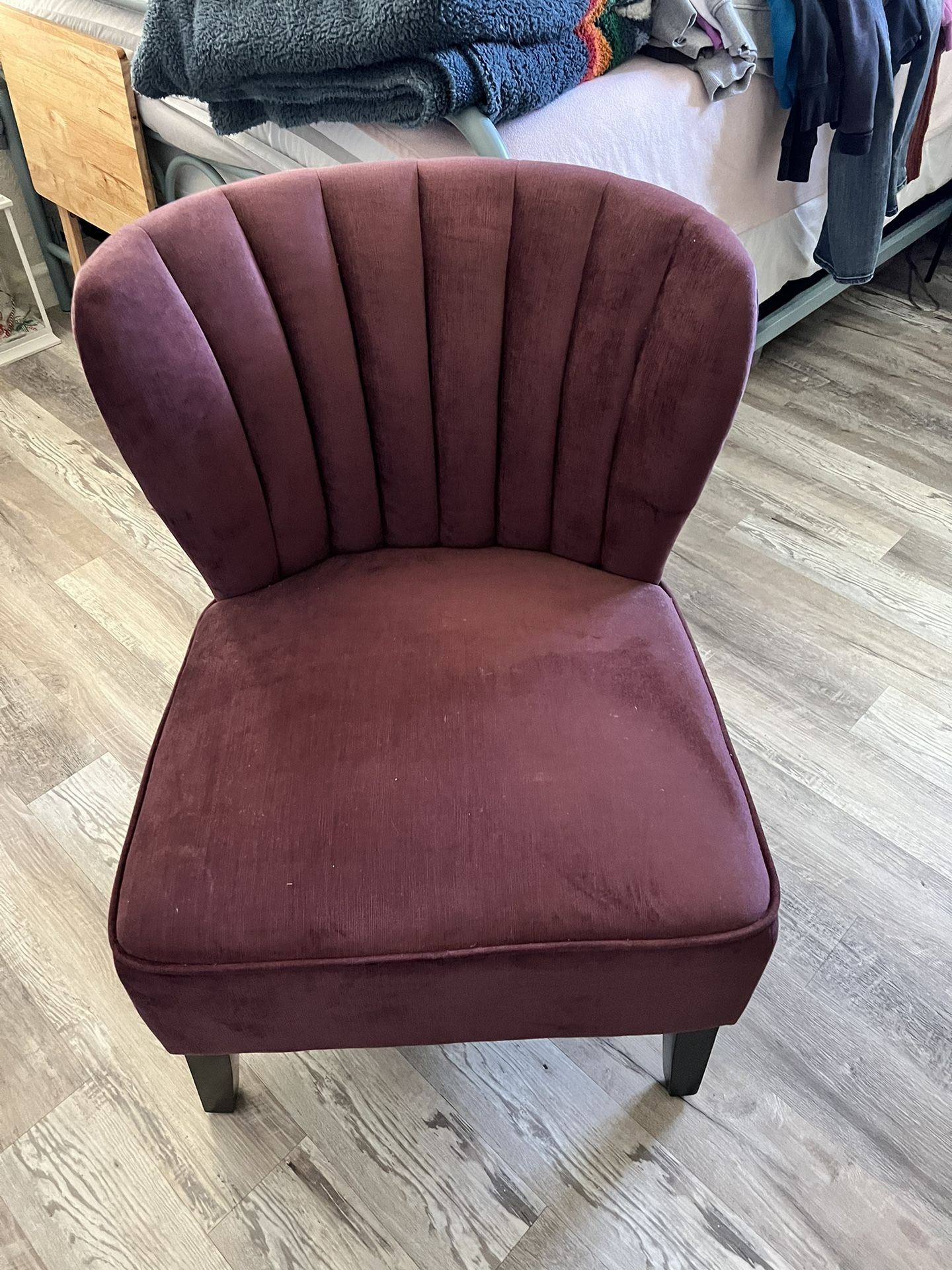 Lightly Used, New Condition, Pier One Royal Purple Wingback Chair