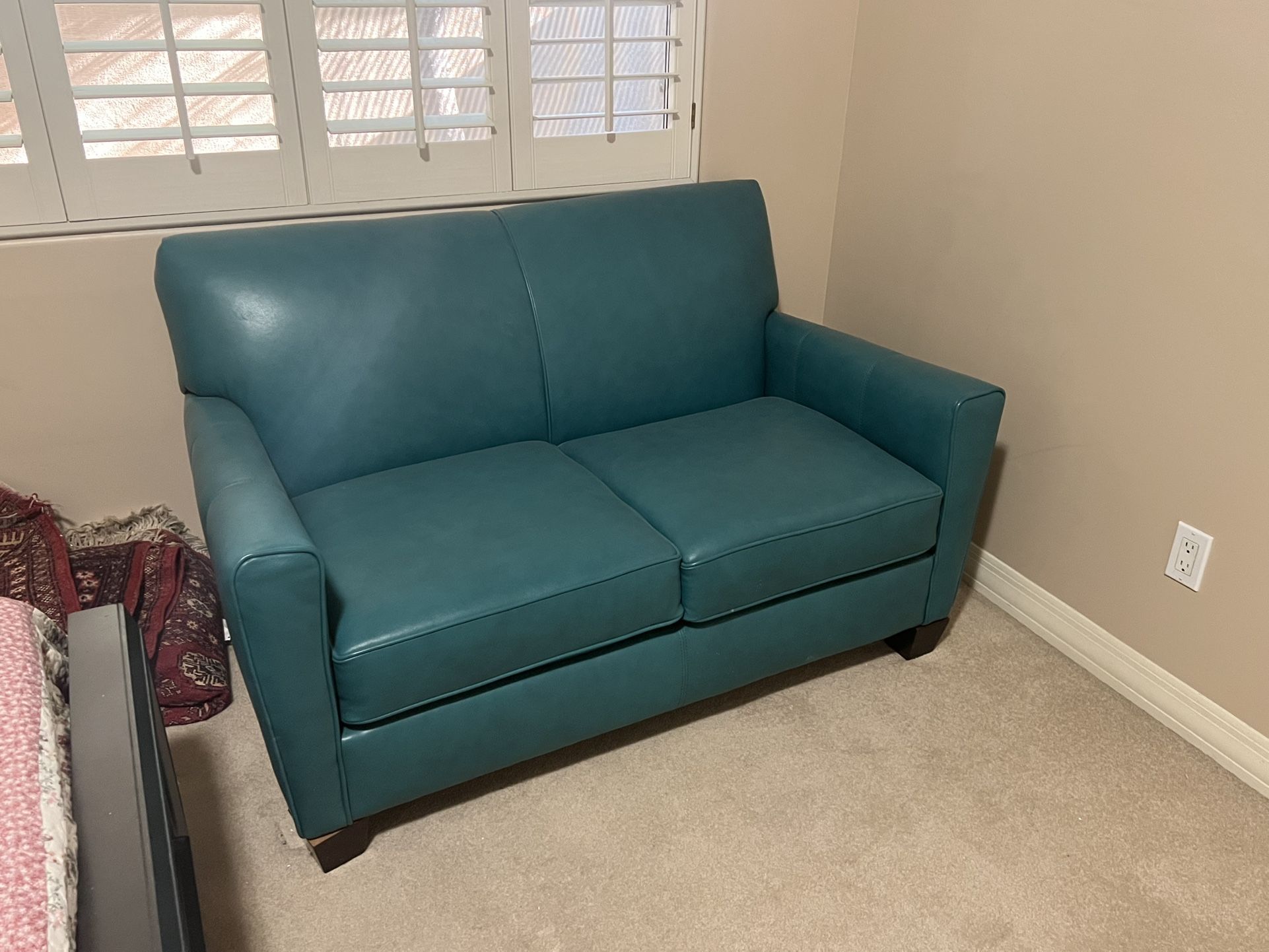 Two Seat Leather Couch