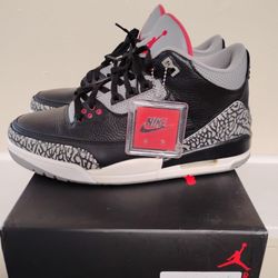 VNDS Jordan Retro 3 Black Cement  sz 10.5 2016 Release comes with OG box I'll take $200 cash only no trades 