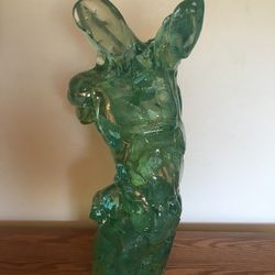 Huge Martin Blank Art Glass Torso Sculpture