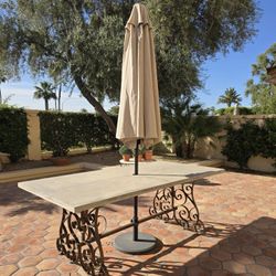 Pottery Barn Outdoor Dining Table