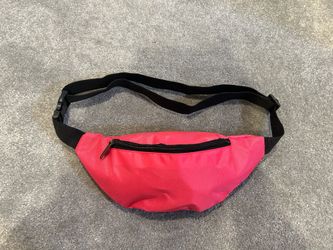 Pink + Black Fanny Pack