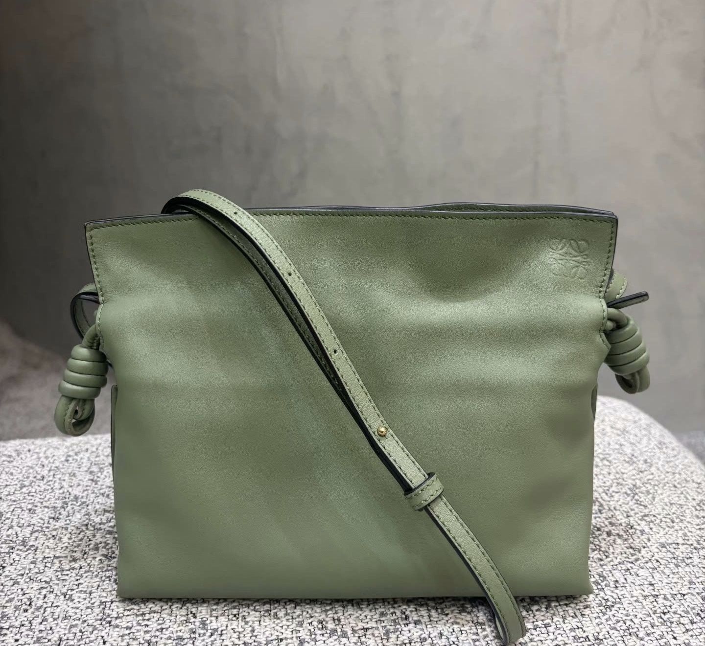 Loewe Flamenco Mini Clutch Bag in Napa Leather