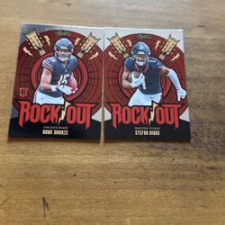2024 ABSOLUTE LOT OF 2 ROCK OUT CARDS