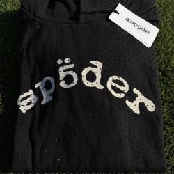 Sp5der Hoodie Vvs Black Hoodie