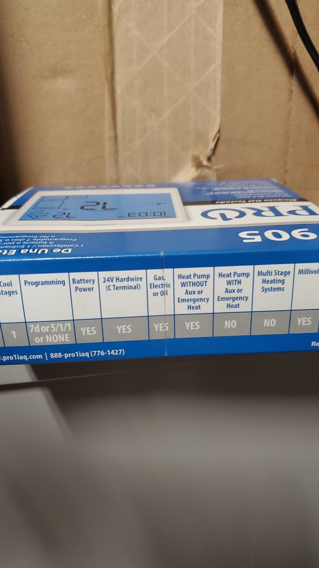 PRO 1 T905 TERMOSTAT Books