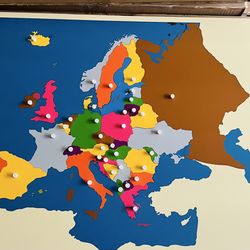 Montessori Puzzle Maps- (New in box)