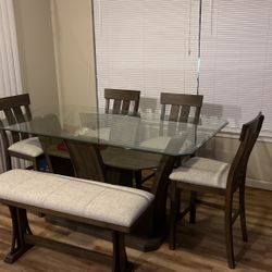 Glass Dining Table 