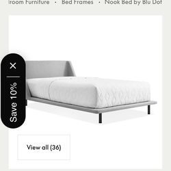 twins beds gray color