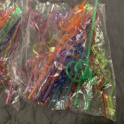 Curly Straws, Plastic (40)