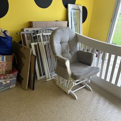 Baby Rocking chair and Ottoman 