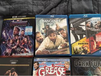 Blue-Ray and dvd lot