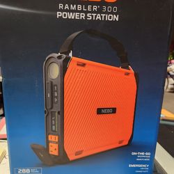 Nebo rambler 300 power station.  Solar ready