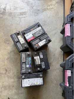 Car batteries used