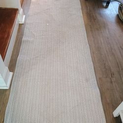 10x3 Ft Gray And White Runner