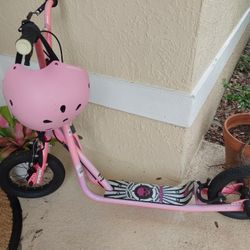 Mongoose Scooter Girl & Helmet