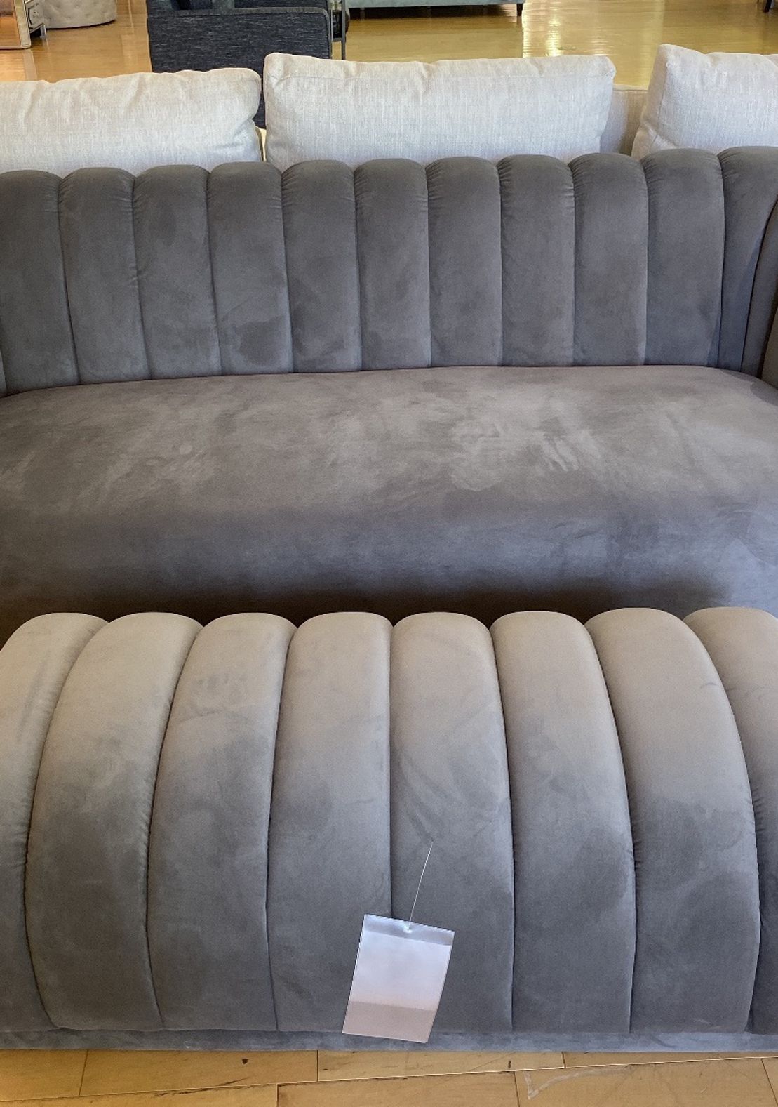 Upscale Sofa / Couch With Ottoman