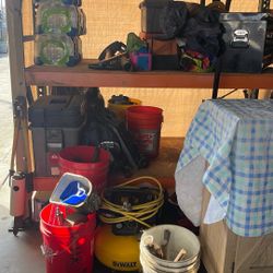 Pallet Rack Complete With Hardware  Qty Rails 8.96 Length Wood Slats  Qty 40 2x6x32  Qty Upright Width 32, Height 116 Inch