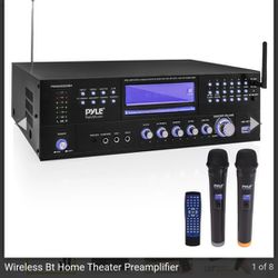 Pyle wireless bt home theater preamplifier 