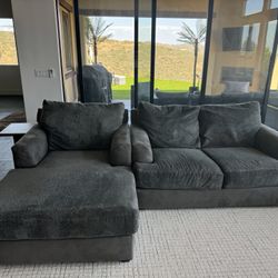 Modern Gray Couch 