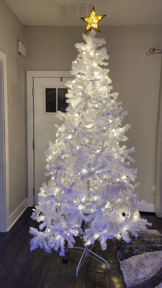 White Christmas Tree