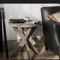 Farmhouse Cross Leg end Tables set of 2