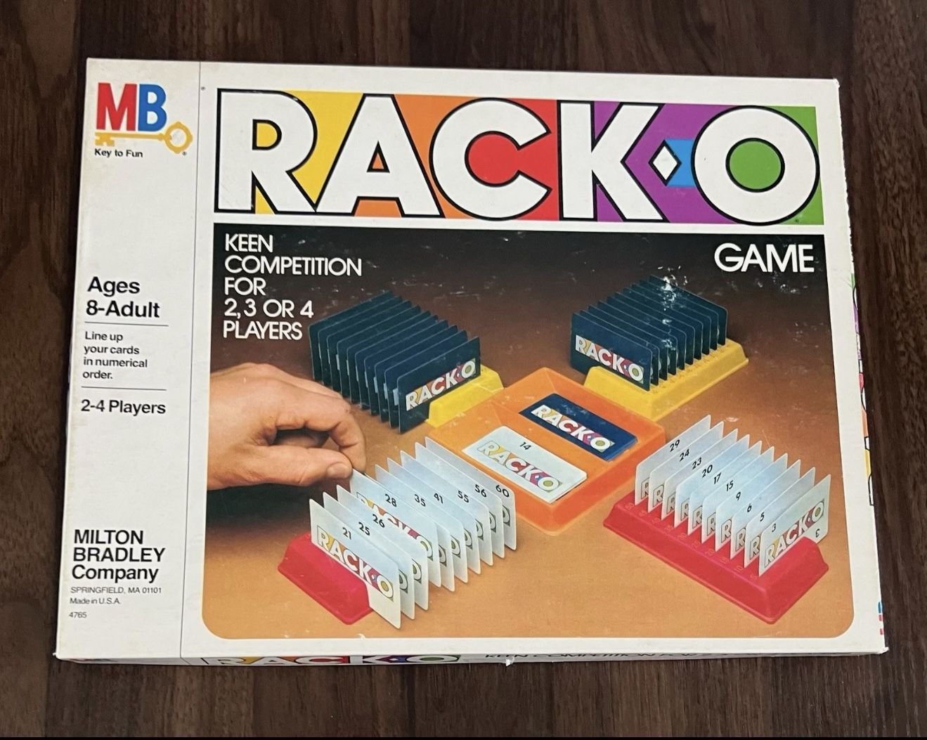 Milton Bradley Original 1980 Rack-O Card Game Vintage Complete