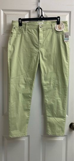 Brand new Ladies light green denim pants size 16