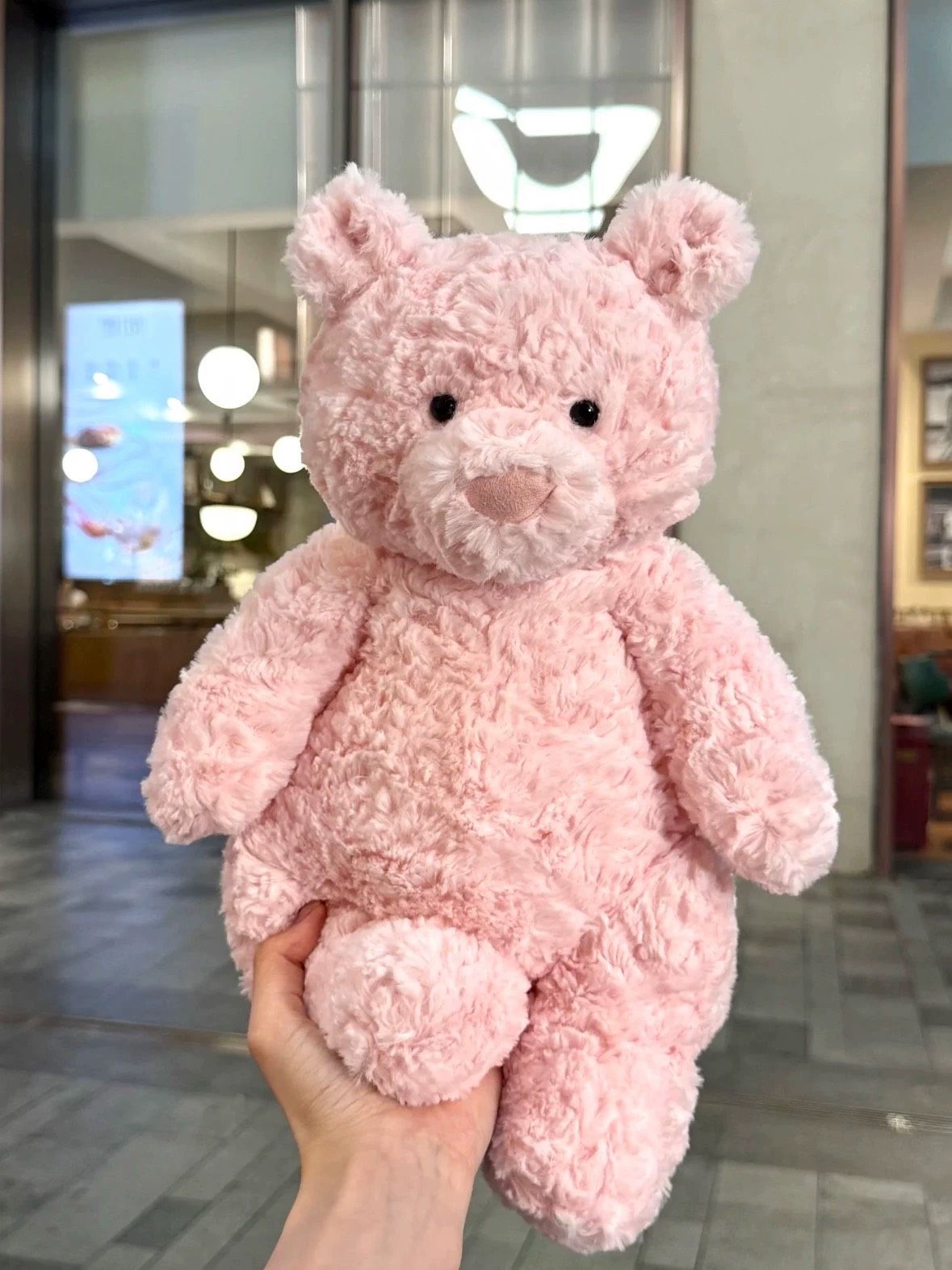 Jellycat Leola bear LARGE pink