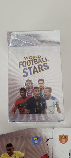 World Football Stars playing cards