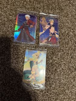 Fate Grand Order Wafer Cards