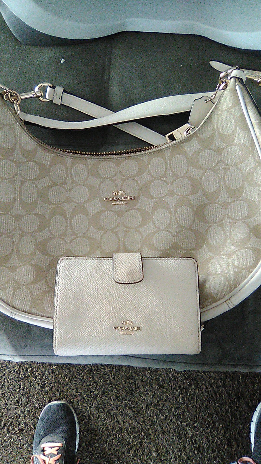 Handbag and matching wallet