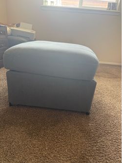 Gray/Blue footrest