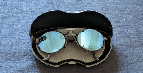 Vintage Julbo Mont Blanc 25 1 62 Glacier Sunglasses - Made in France w/ Case