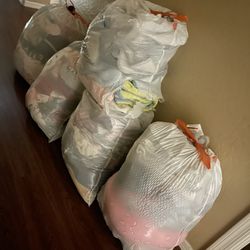5 13 Gallon Bags Full Of Baby Clothe Boys And Girls Newborn -2T