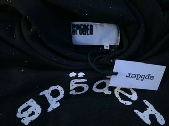 All black vvs sp5der hoodie size medium brand new with tags amazing quality