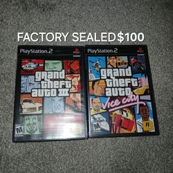 Ps2 GTA Games Factory Sealed $100