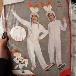 Kids Pokemon Scorbunny Halloween Costume