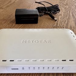 NETGEAR — 8 Port Gigabit Ethernet Switch