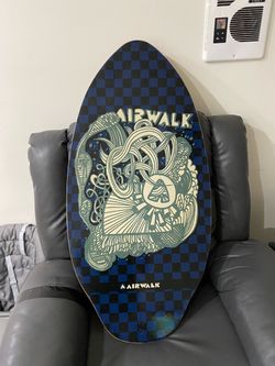Airwalk Skimboard Blue Checker Graphic