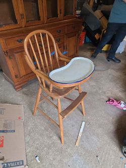 Antique high chair