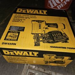 DEWALT(PRICE FIRM 200.00)
Pneumatic 15° Coil Roofing Nailer