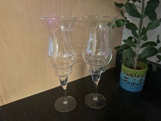 Princess House Heritage Hurricane Lamps