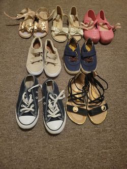 Zaoatos De Niña Y Niño Size 10 Y 12