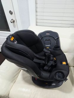 Chicco Fit360 ClearTex Rotating Convertible Car Seat, Carseat - Obsidian