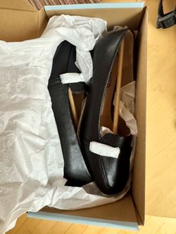 NIB LifeStride Catalina Loafer Flats, Black, Size 6.5
