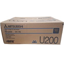 NEW SEALED Mitsubishi  Video Cassette Recorder Model HS-U200 Vintage Never Open