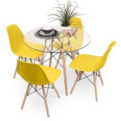 Round Table And 4 Chairs