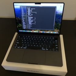 14” Apple MacBook M3 Pro, 18gb, 512gb Ssd, Space Black With AppleCare +