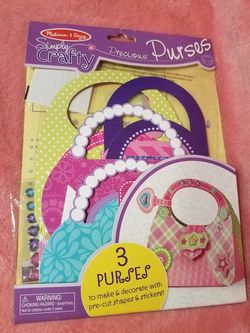 Melissa & Doug simply crafty precious purses Craft kit